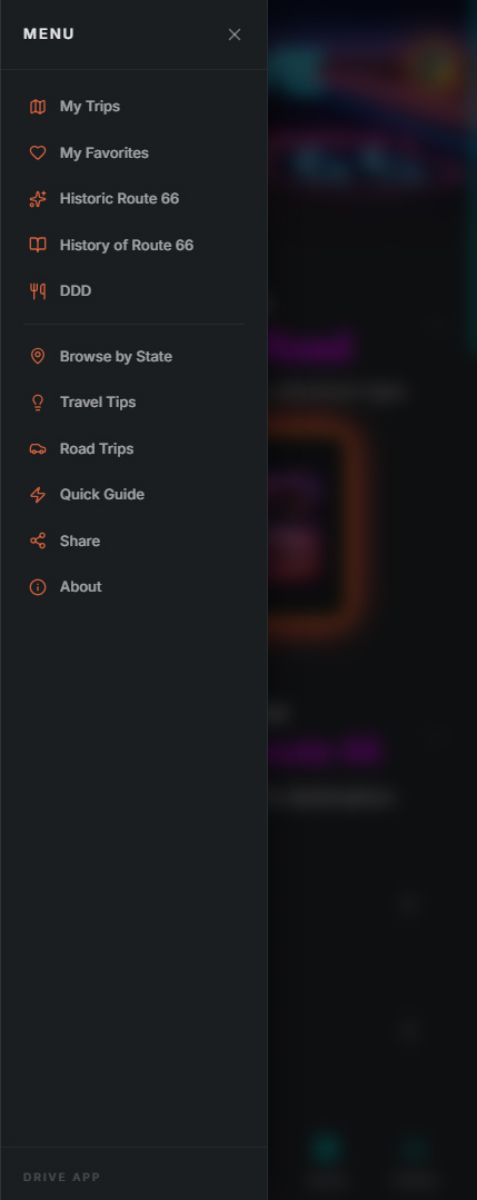 Route 66 App Screen 14
