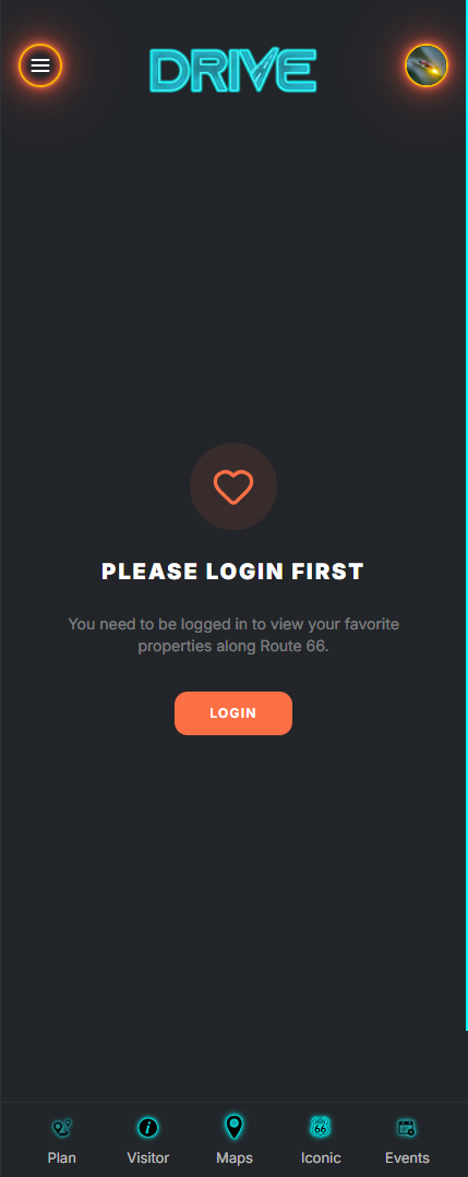Route 66 App Screen 16