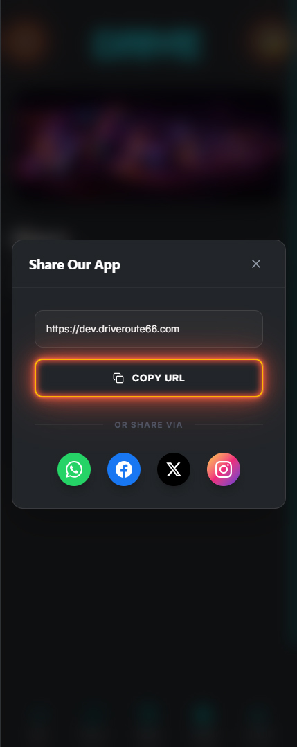 Route 66 App Screen 23