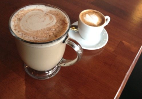 heart latte art