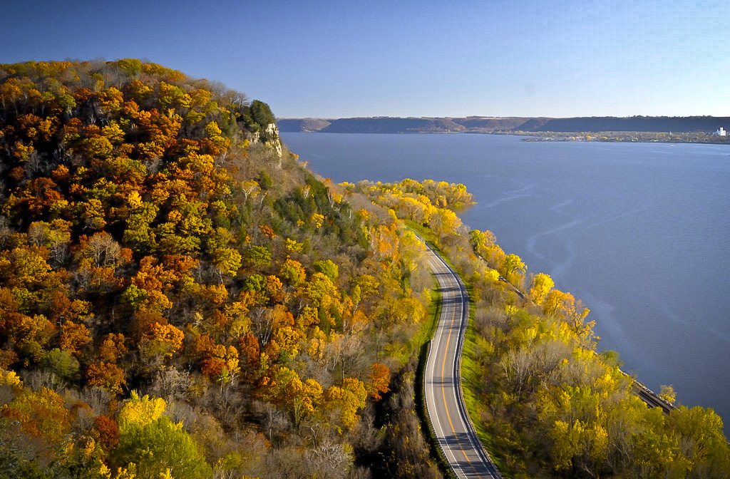 Great River Road in Wisconsin