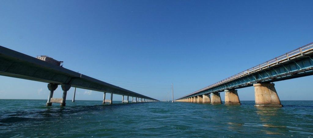Sevenmile Bridge in Florida Keys