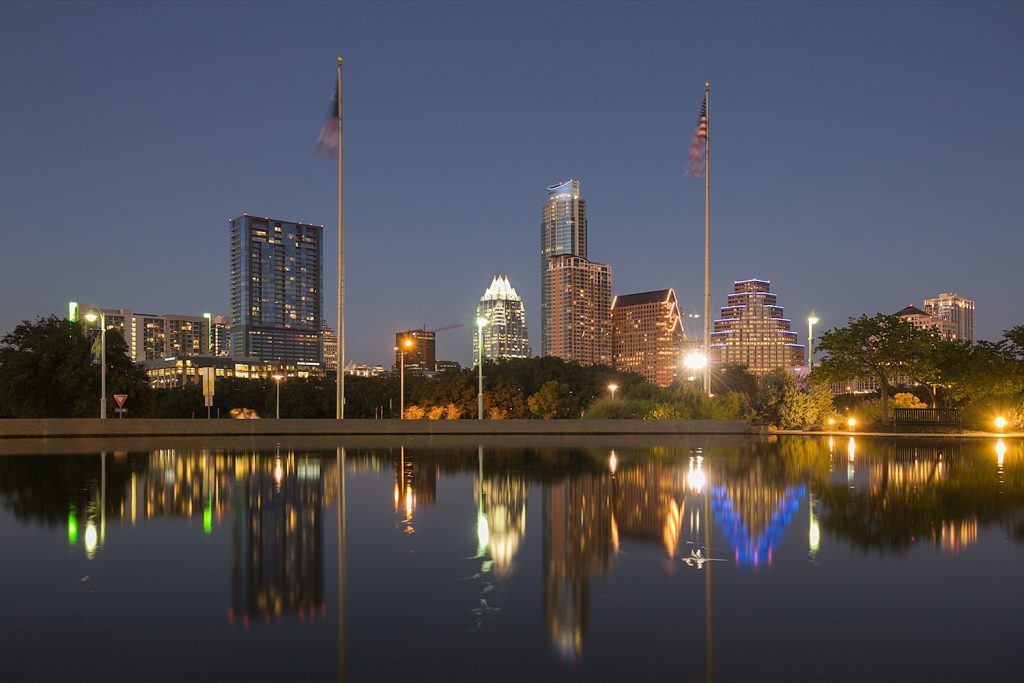 Austin, Texas Skyline at Night