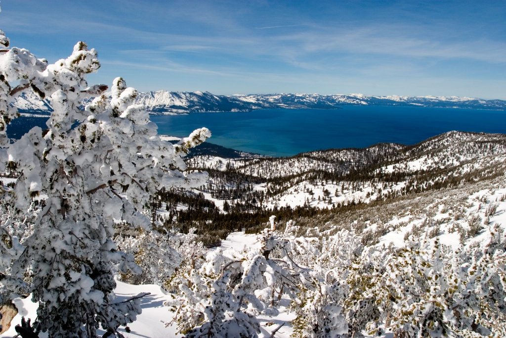 Lake Tahoe View From The Mountain
