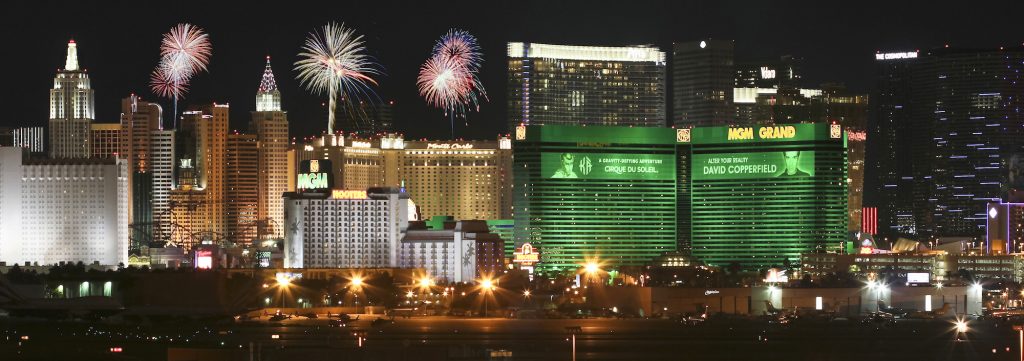 Fireworks Over the Vegas Strip