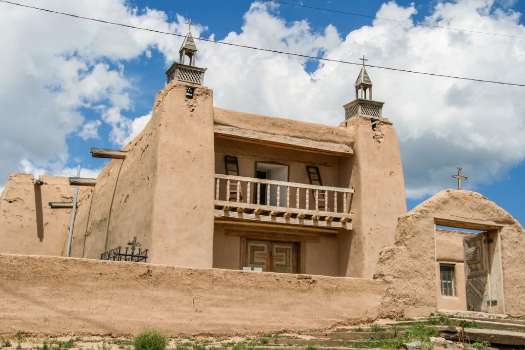San Jose de Gracia Church in Las Trampas, New Mexico