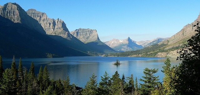 Saint Mary Lake in Glacier National Park