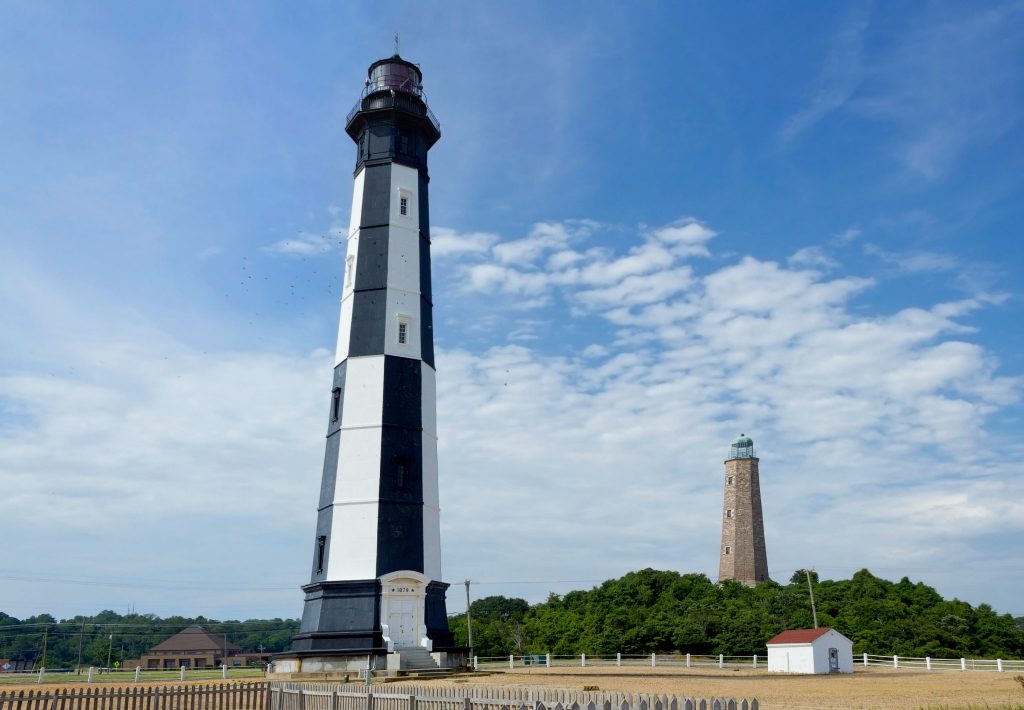 New and Old Cape Henry Lighthouses