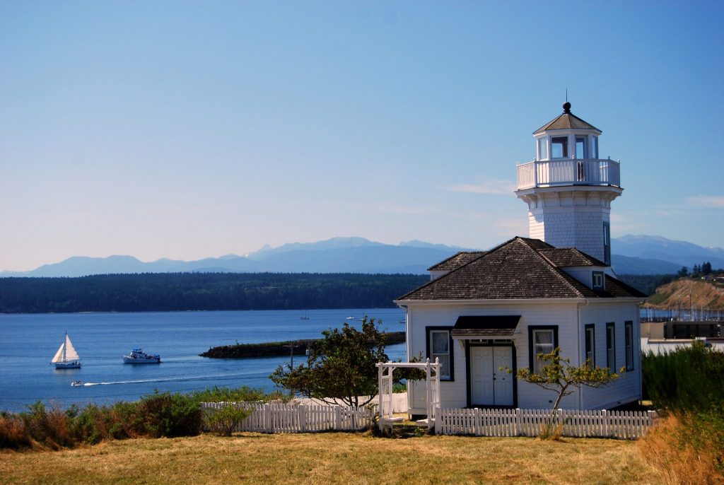 A Lighthouse in Port Townsend Washington, USA.