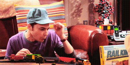 Sheldon Cooper All Aboard Trains