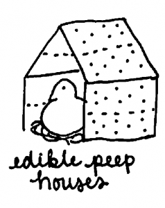 Edible Peep Houses Craft