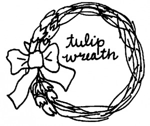Tulip Wreath Doodle