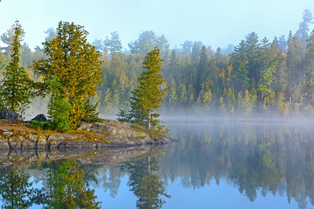Ottertrack Lake in the Boundary Waters