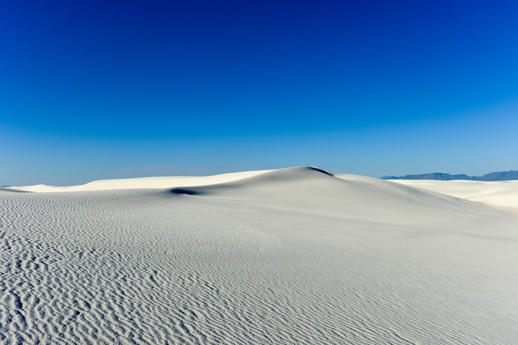 White Sands National Monument in New Mexico.