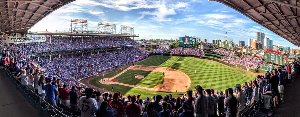 Wrigley Field in Chicago, Illinois 
