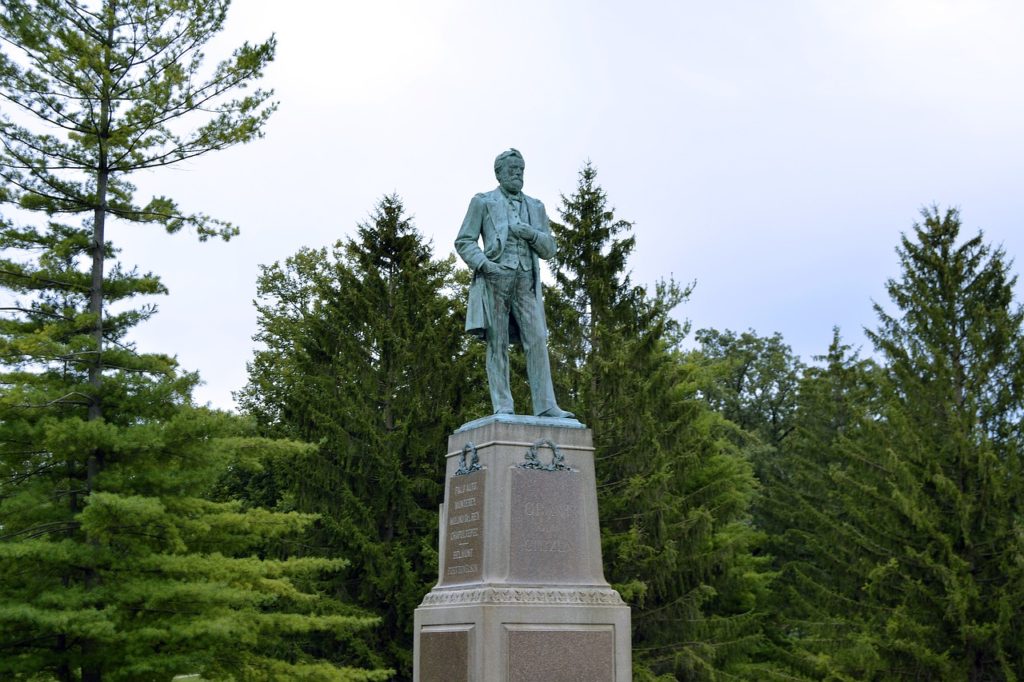 Ulysses S. Grant statue in Galena, Illinois 